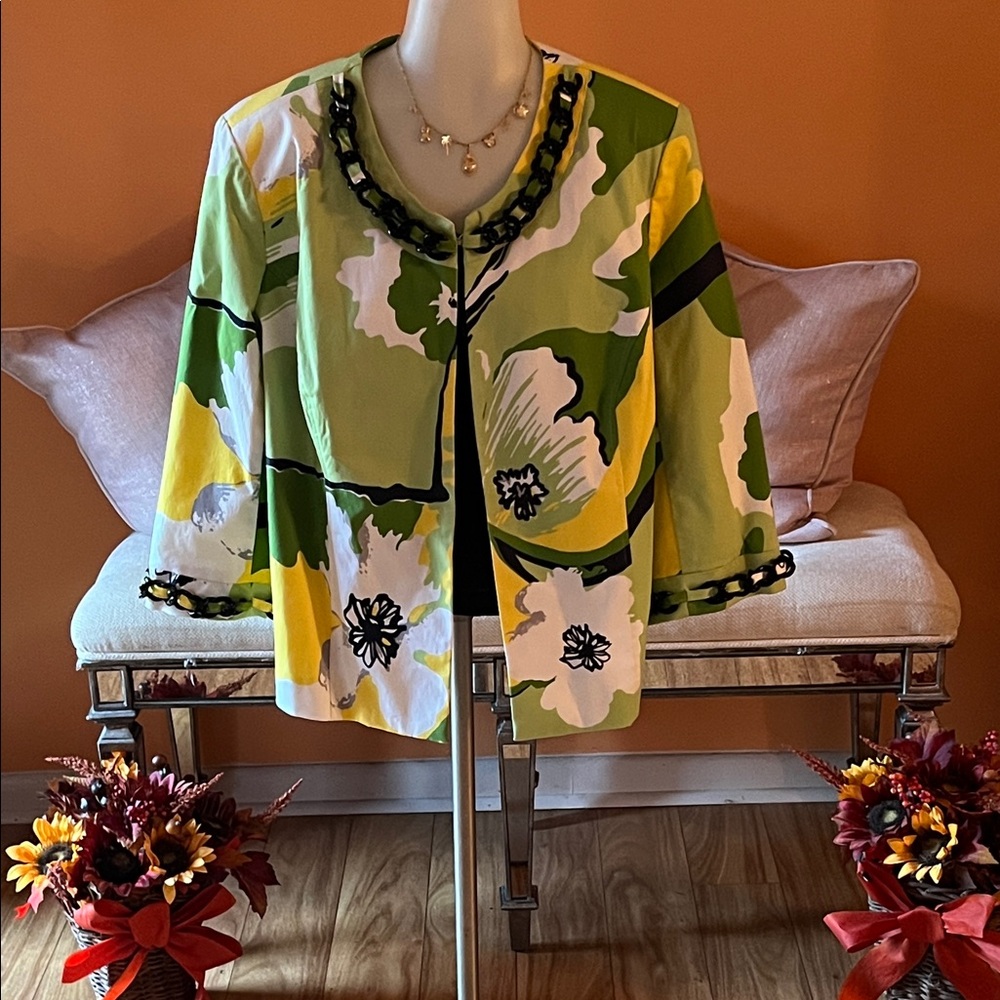 Vibrant Floral Women's Blazer